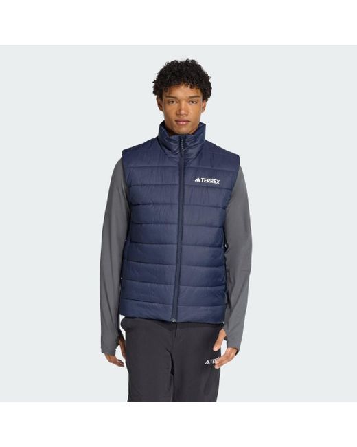 Adidas Terrex Multi Essentials Climawarm Gefütterte Weste in Blue für Herren
