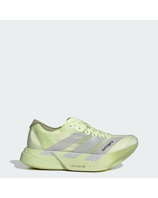 Adidas Green Adizero Adios Pro 4 Satisfy Shoes