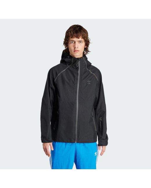 Adidas Blue Premium Gore-Tex Shell Jacket for men