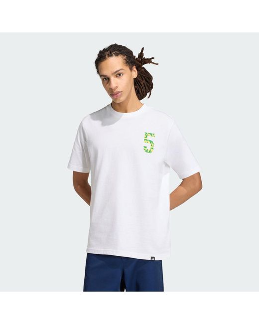 Adidas White Audi Revolut F1 Team Gabriel Bortoleto Graphic T-Shirt