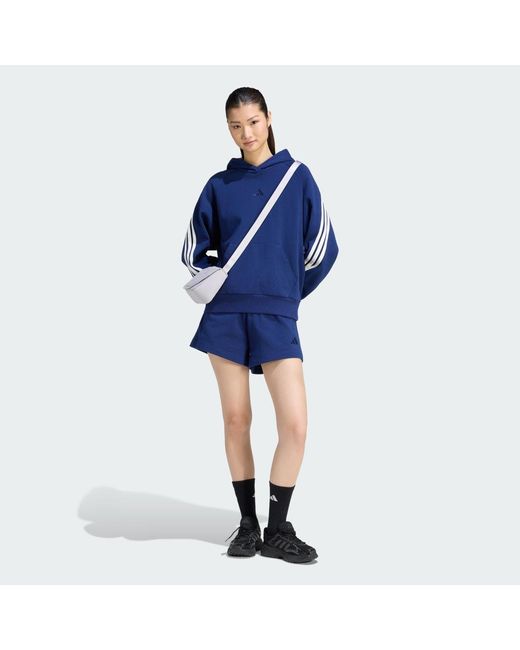 Adidas Blue Kit Small Logo Shorts