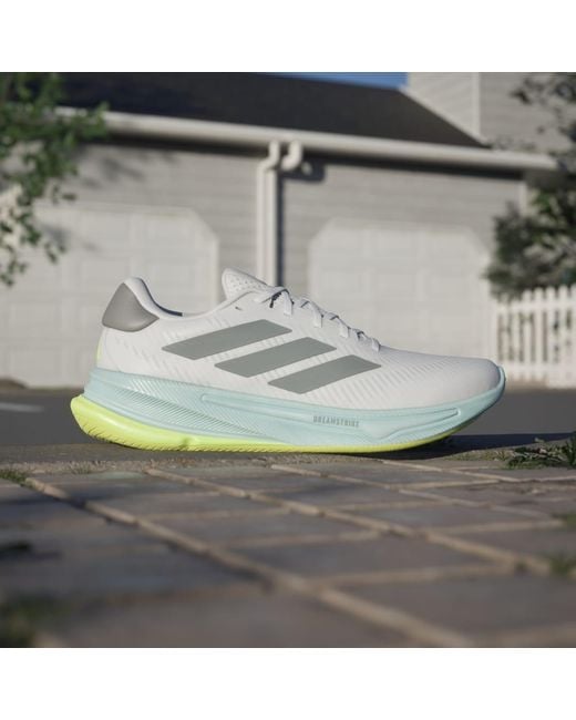 Adidas White Supernova Ease Shoes for men