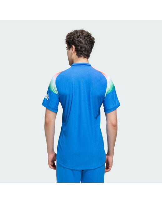 Adidas Blue India Cricket Odi Jersey M for men