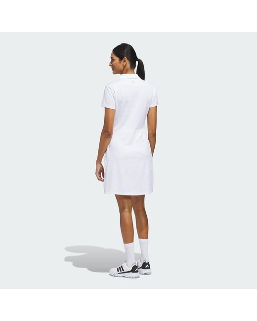 Adidas White Ultimate 365+ Jacquard Dress