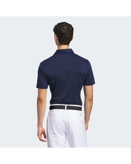 Polo De Color Sólido Ultimate365 Adidas de hombre de color Blue