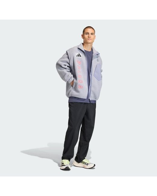 Adidas Blue Poc Z.N.E. T-Shirt for men