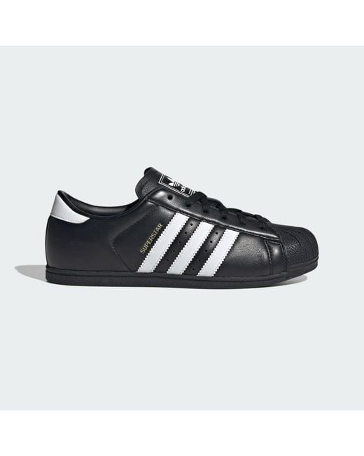 Adidas Black Superstar Lo Pro Shoes