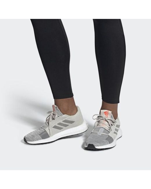 adidas Senseboost Go Shoes in Grey (Gray) Lyst adidas Senseboost Go Shoes Black | adidas US