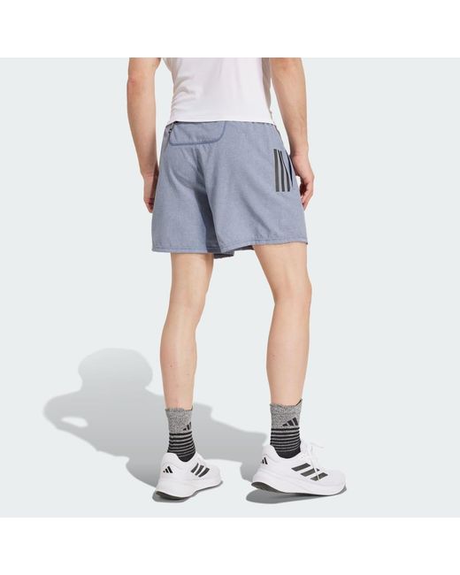 Adidas Blue Own The Run Shorts for men