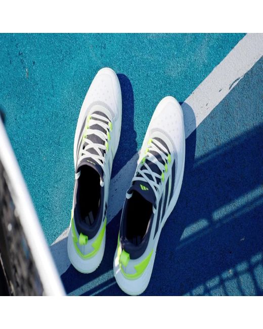 Adidas Green Adizero Ubersonic 4.1 Tennis Shoes for men