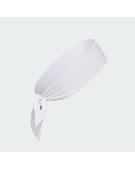 Adidas White Tennis Climacool Tieband