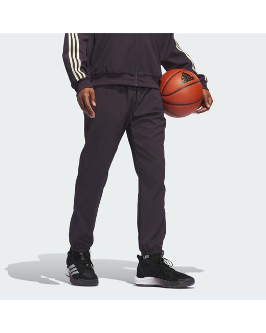 Adidas Blue Basketball Select Tracksuit Bottoms for men