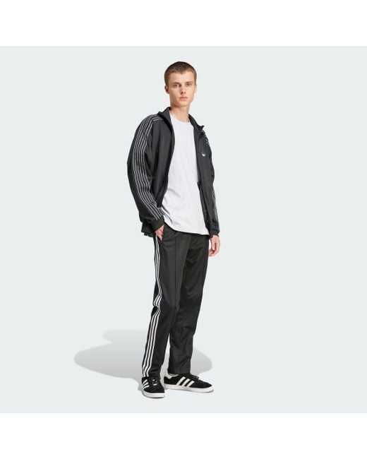 Adidas Originals Black Adicolor Classics Beckenbauer Tracksuit Bottoms for men