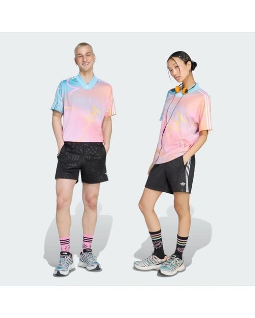 Adidas Pink Love Unites Emb 3S Shorts