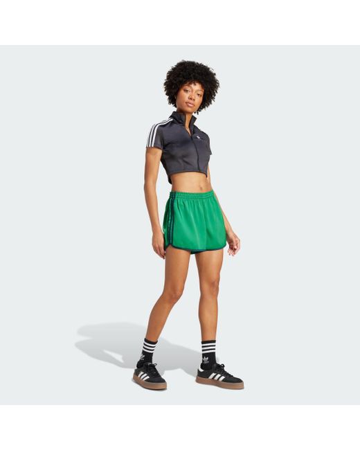 Short Adicolor 3-Stripes Sprinter di Adidas in Green