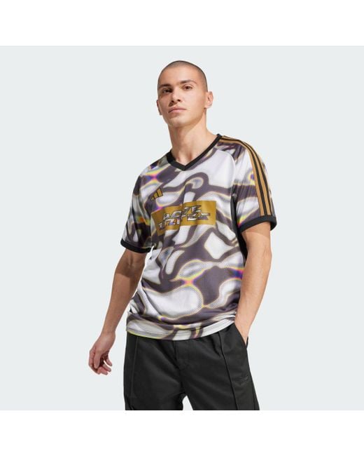 Adidas Gray Tiro Pride Jersey for men