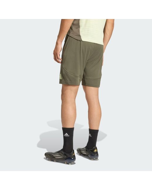 Adidas Green Real Madrid 25/26 Tiro25 Pro Training Shorts for men