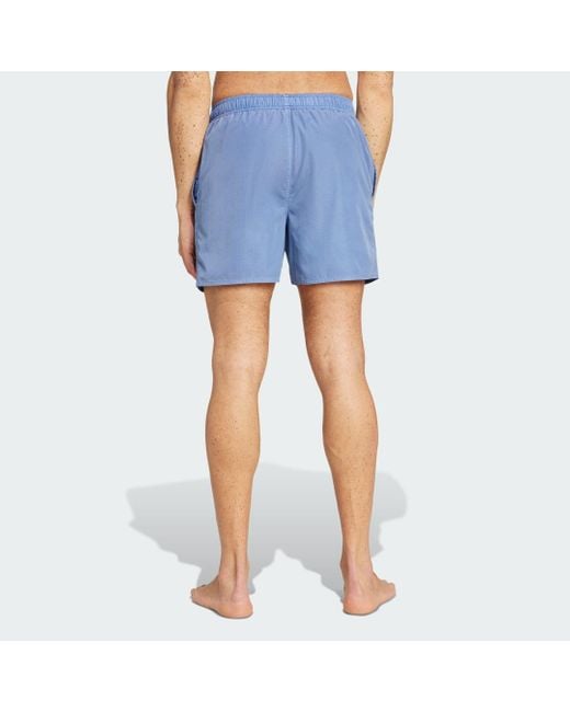 Adidas Blue Washed Out Cix Swim Shorts for men