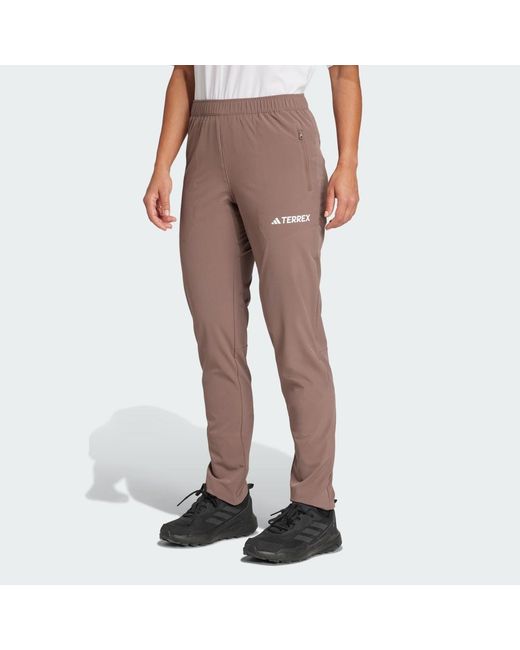 Adidas Brown Multi Essentials Stretch Joggers