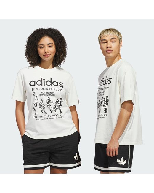 Adidas White Only The Best For The Athlete T-Shirt