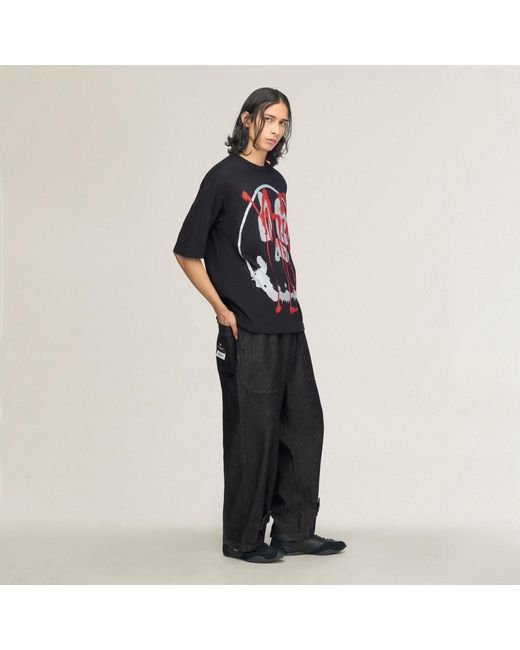 Adidas Red Y-3 Chito Graphic Short Sleeve T-Shirt