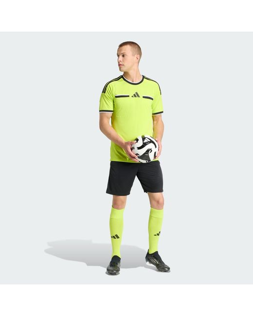 Adidas Green Referee 26 Jersey for men