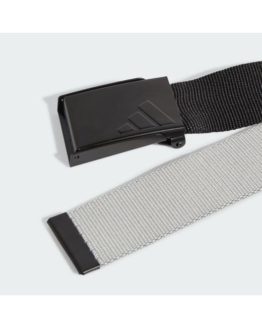 Adidas Black Reversible Webbing Belt for men