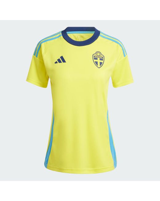 Adidas Yellow Sweden 24 Home Fan Jersey