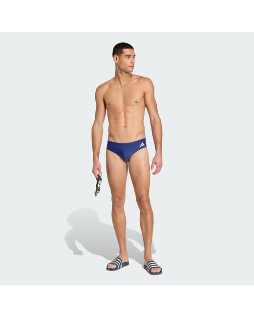 Costume Da Nuoto Solid di Adidas in Blue da Uomo
