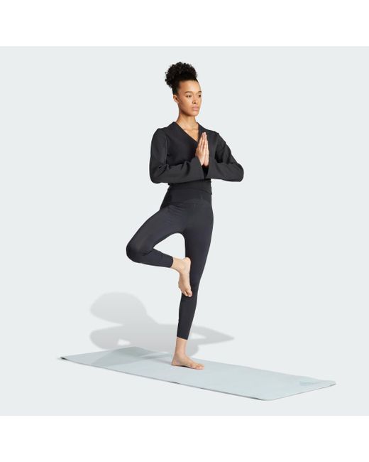 Adidas Black Yoga Cover-up