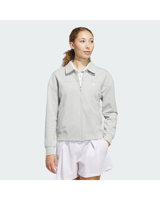 Adidas Gray Go-To Twistknit Jacke