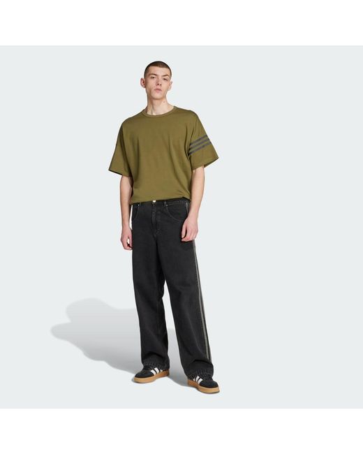 Adidas Originals Green Neuclassics Tee for men