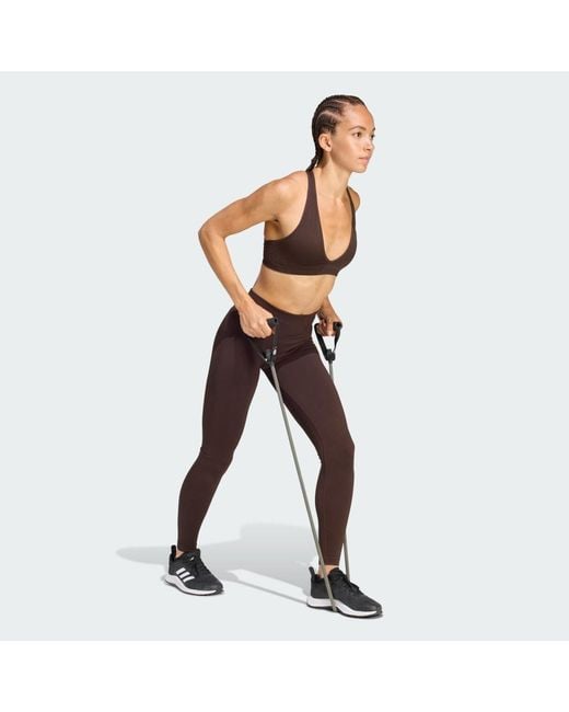 Adidas Multicolor Workout Essentials Knit Light Support Bra
