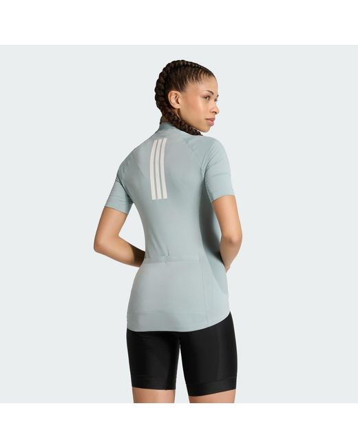 Adidas Blue Essentials Cycling Jersey