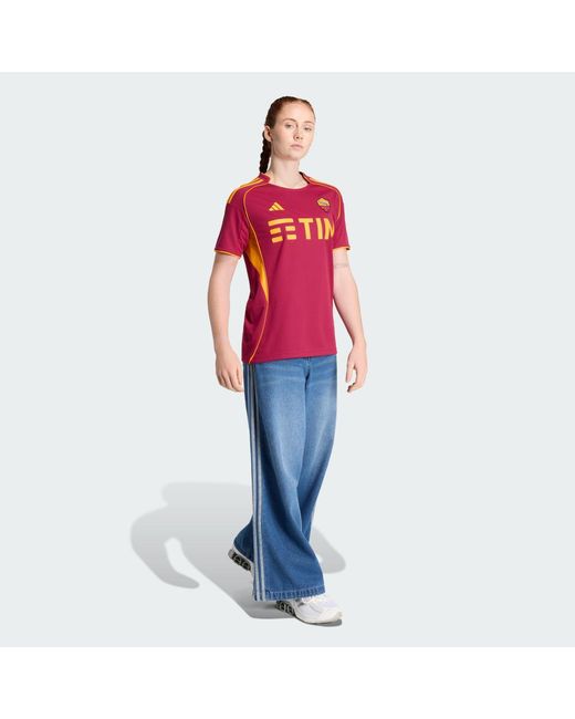 Adidas Red As Roma 25/26 Home Jersey