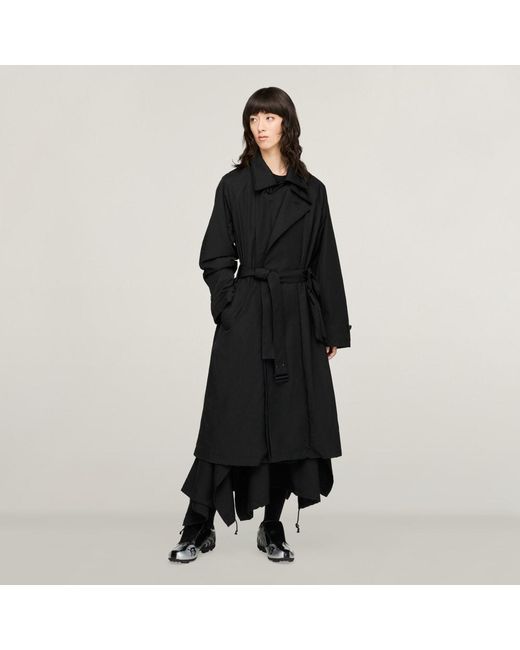 Adidas Black Y-3 Spun Nylon Coat
