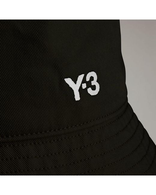 Adidas Black Y-3 Bucket Hat