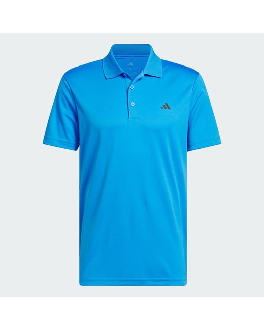 Adidas Blue Adi Performance Polo Shirt for men