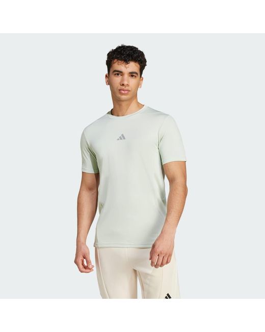 Adidas Originals Multicolor Designed For Training Hiit Workout Heat.Rdy Tee for men