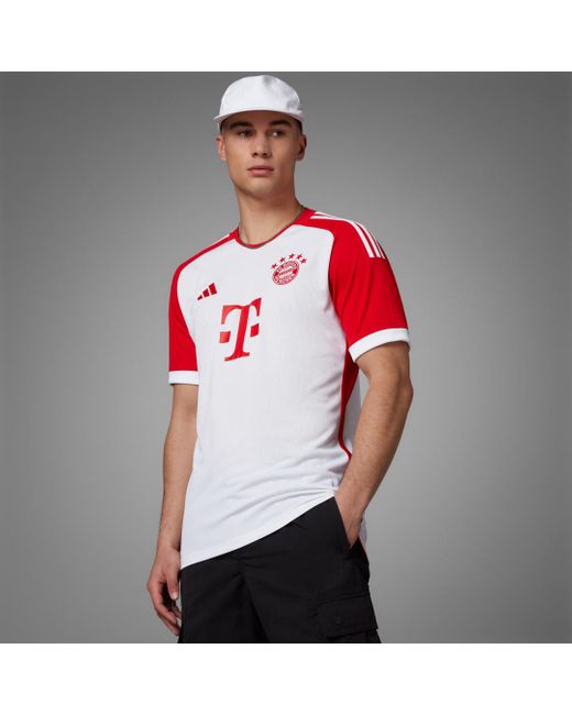 Adidas Red Fc Bayern 23/24 Home Jersey for men