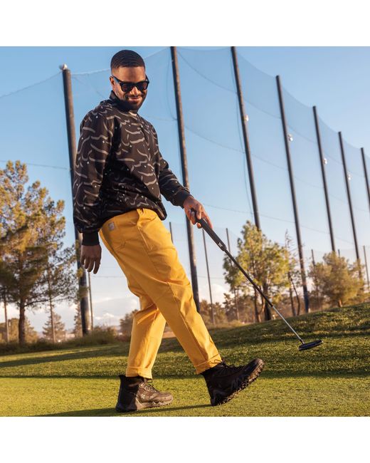 adidas Adicross Golf Trousers in Yellow for Men | Lyst UK