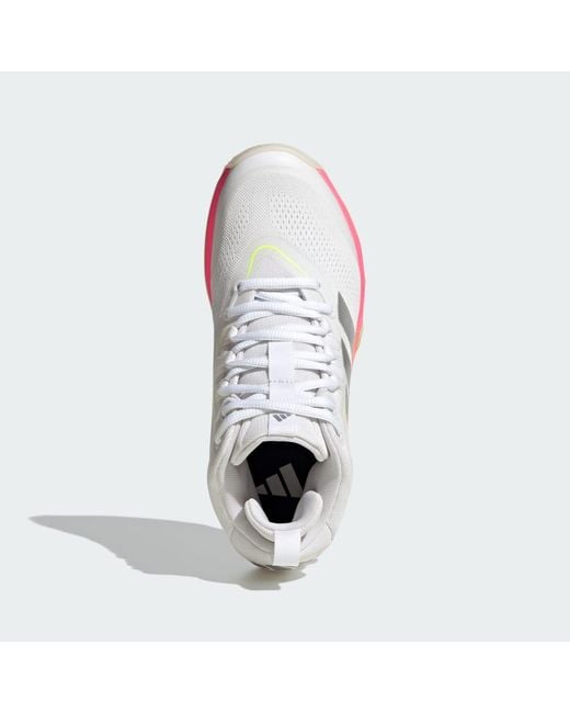 Adidas White Crazyflight 7 Shoes