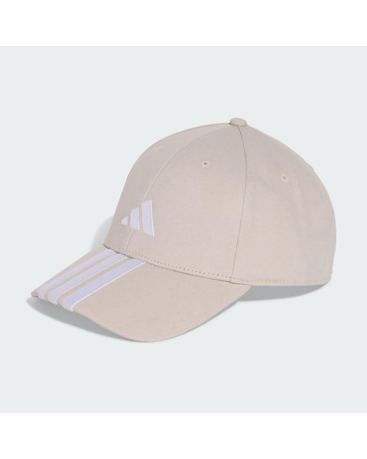 Adidas White 3-Stripes New Logo Baseball Cap