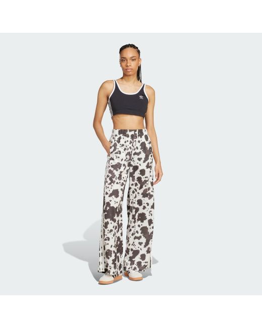 Pantaloni Originals Satin Wide Leg di Adidas in Multicolor