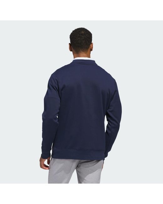Adidas Blue Ultimate365 Climawarm Crewneck Sweatshirt for men