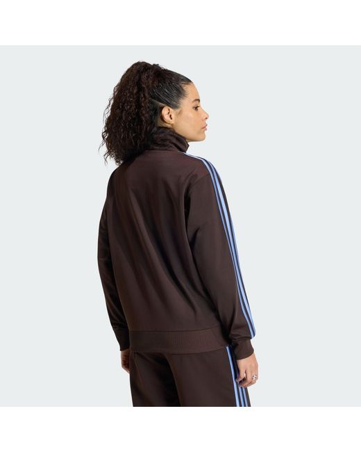 Adidas Brown Firebird Track Top Loose