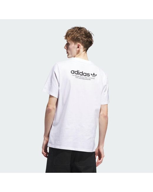 Adidas White 4.0 Logo T-Shirt
