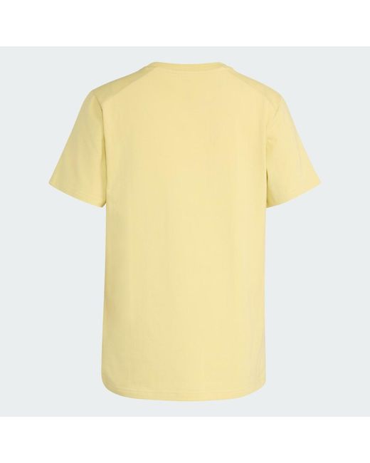 Adidas Yellow Codes Doodle Surf Graphic Tee