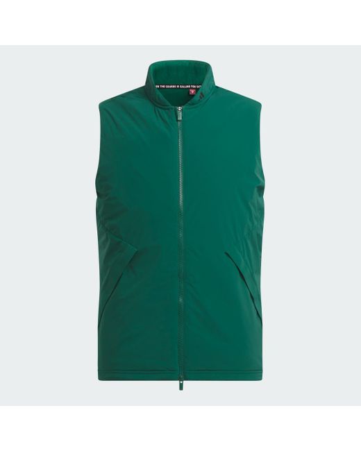 Adidas Green Ultimate365 Tour Frostguard Full-Zip Padded Vest for men