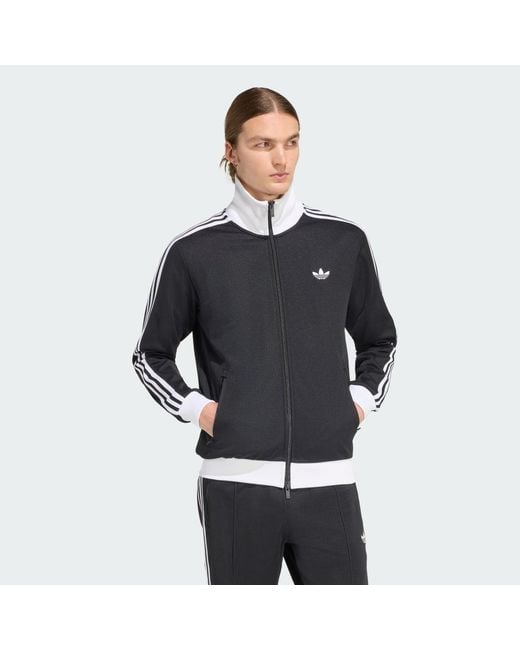 Track Top Iconico di Adidas in Blue da Uomo